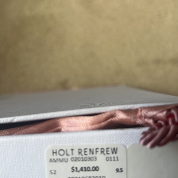 Amina Muaddi Ursina glass pump size 39.5 - 9.5US - Picture 7 of 8